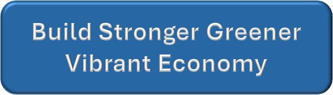 Build stronger, greener vibrant economy button